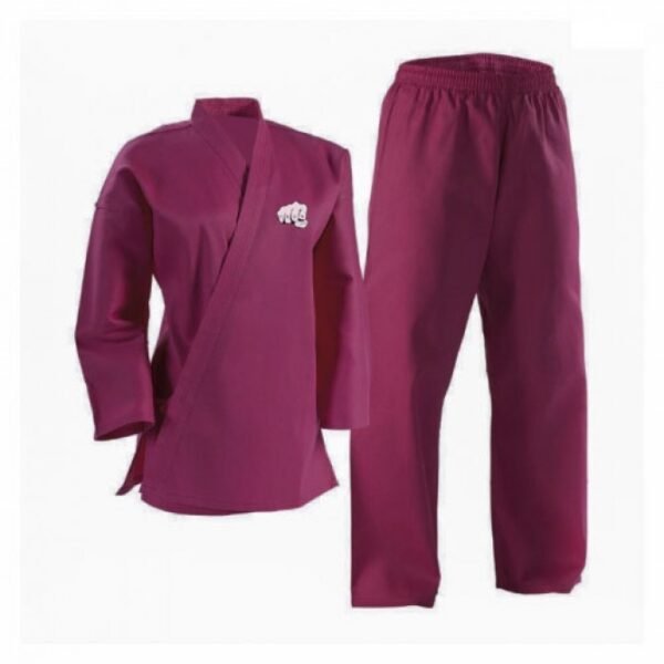 RED COTTON MARTIAL ARTS UNIFORM