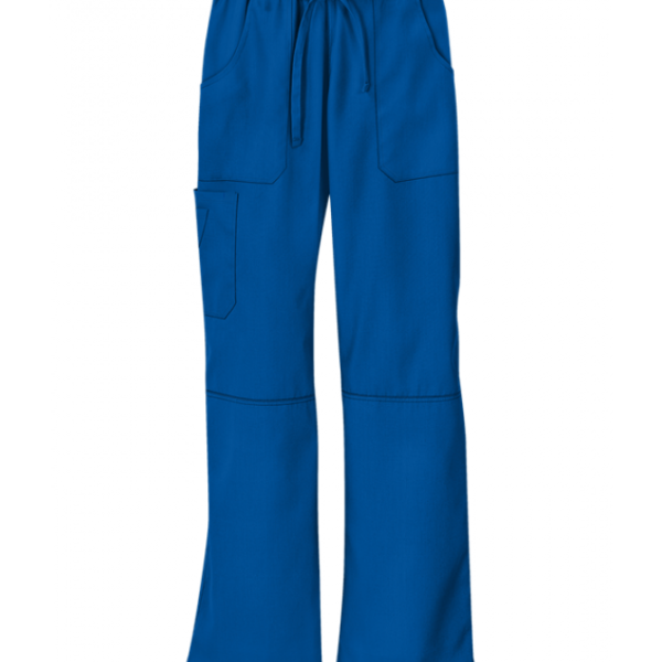 CARGO POCKETS DRAWSTRING SCRUB PANTS