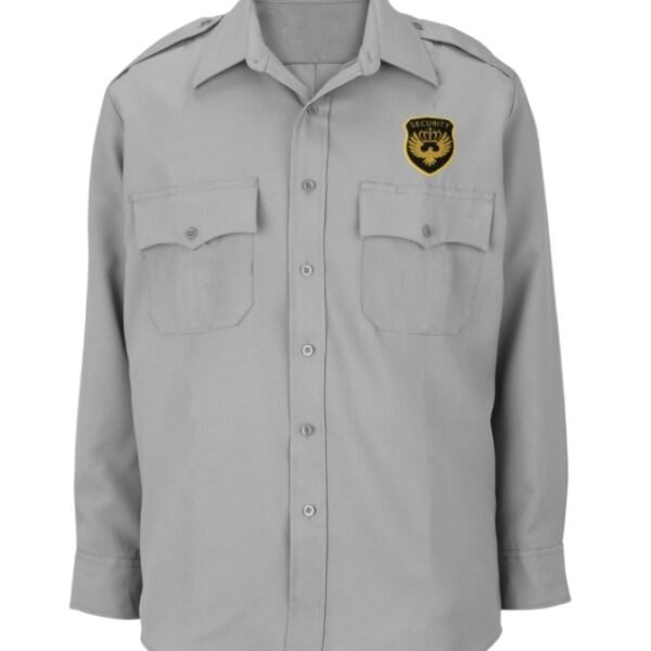 PERSONALIZED SECURITY GUARD SHIRT GRAY