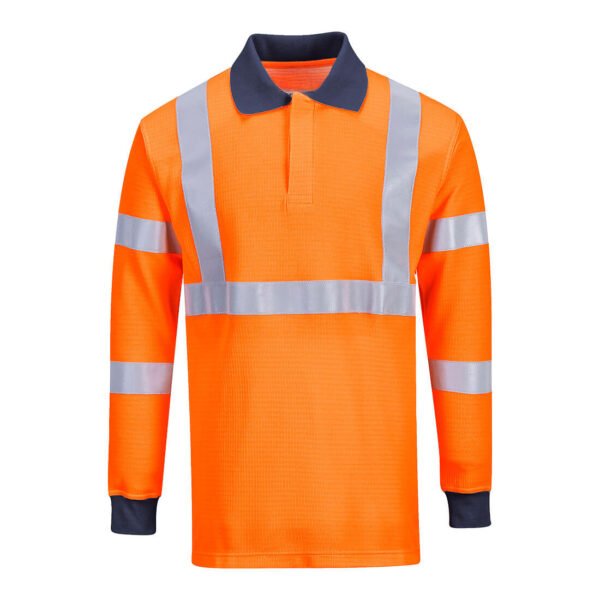 Flame Resistant Polo Shirt Orange PW198