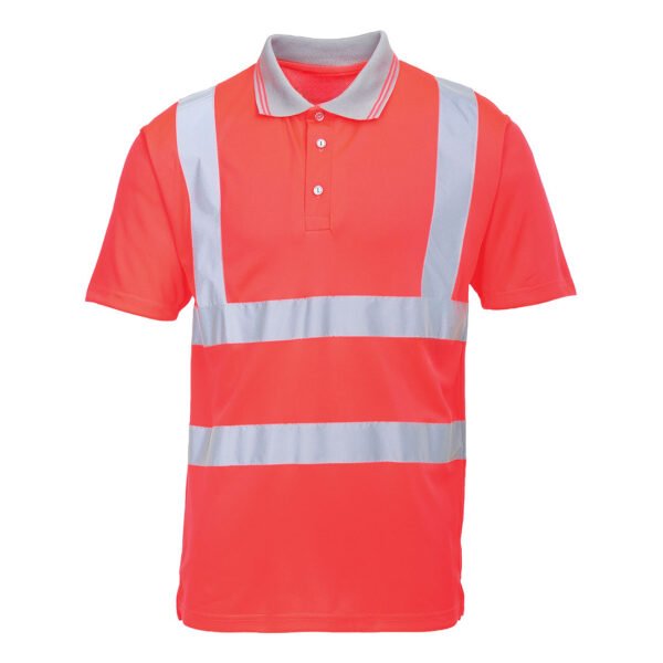 Hi-Vis Polo Shirt Red PW181