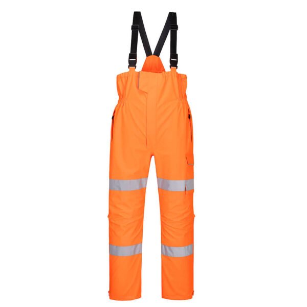 Hi-Vis Extreme Rain Bib Orange PW143