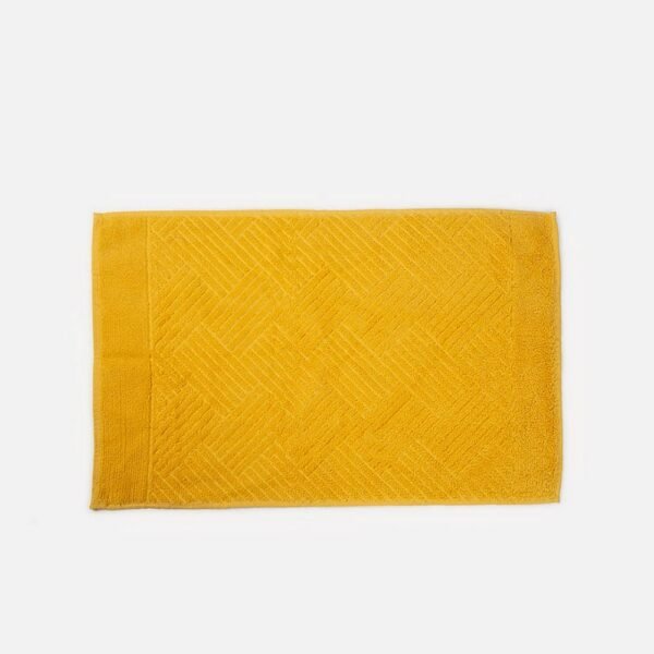Yellow Cotton Woven Towel